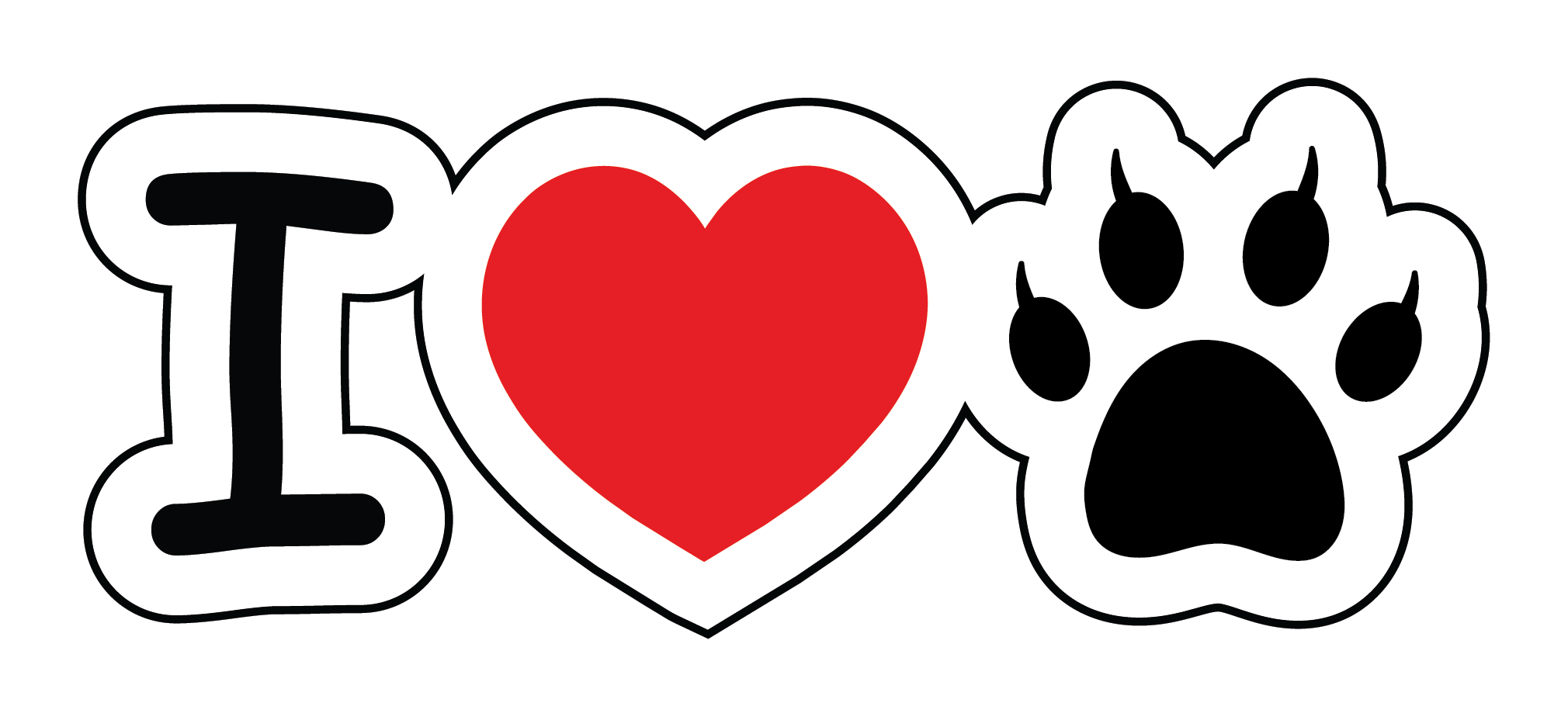 I Love Cats Car Magnet